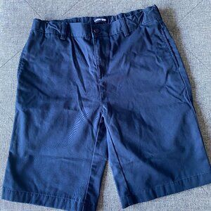 Lands End Shorts Girls 16h School Uniform Chino Pockets 10" Inseam